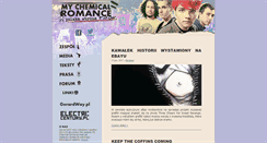 Desktop Screenshot of mychemicalromance.com.pl