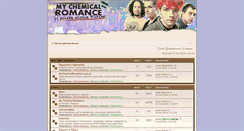 Desktop Screenshot of forum.mychemicalromance.com.pl